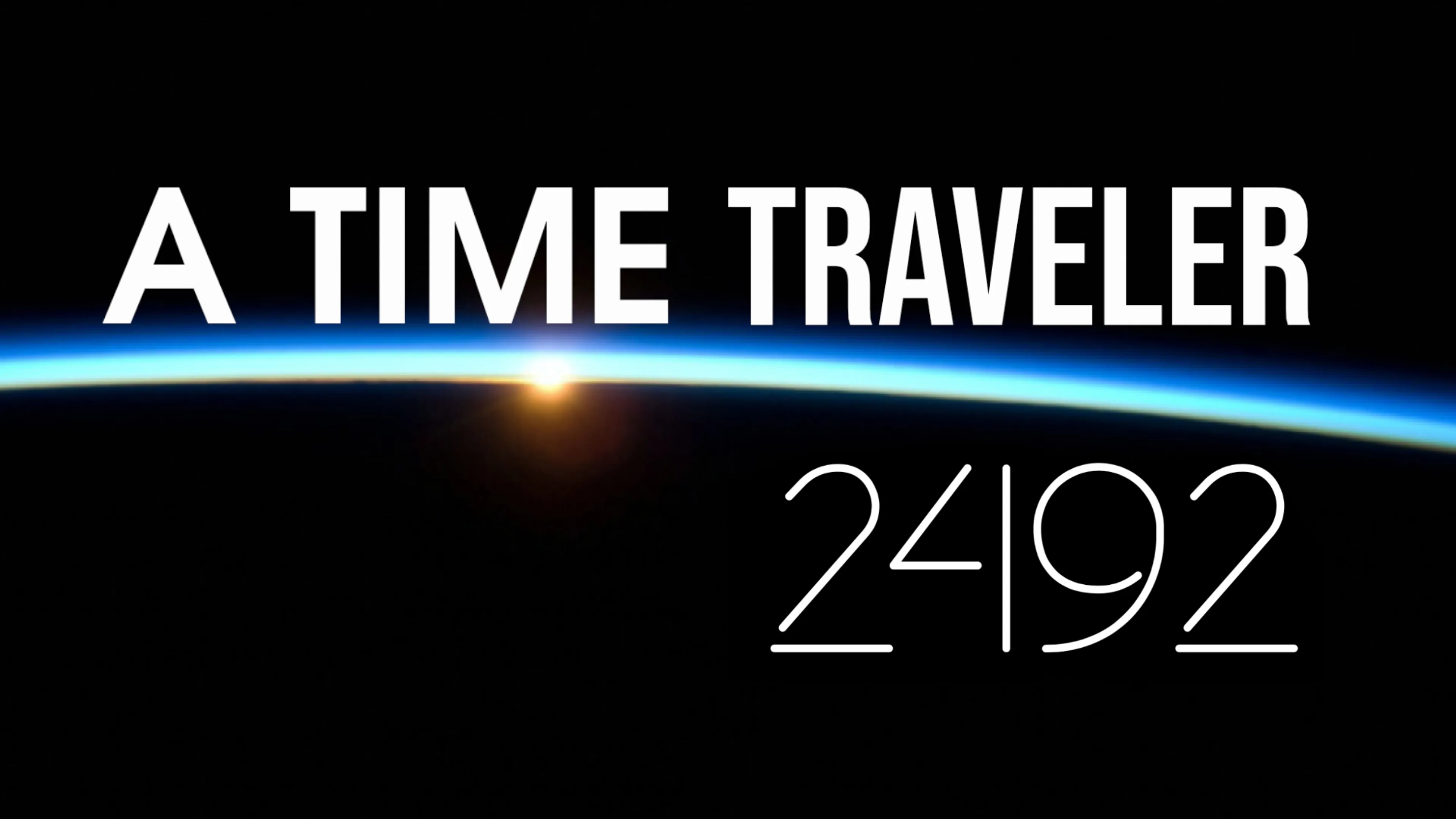 A Time Traveler: 2492 poster